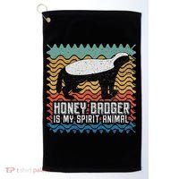 Honey Badger is my Spirit Animal Golf Towel thumb 0