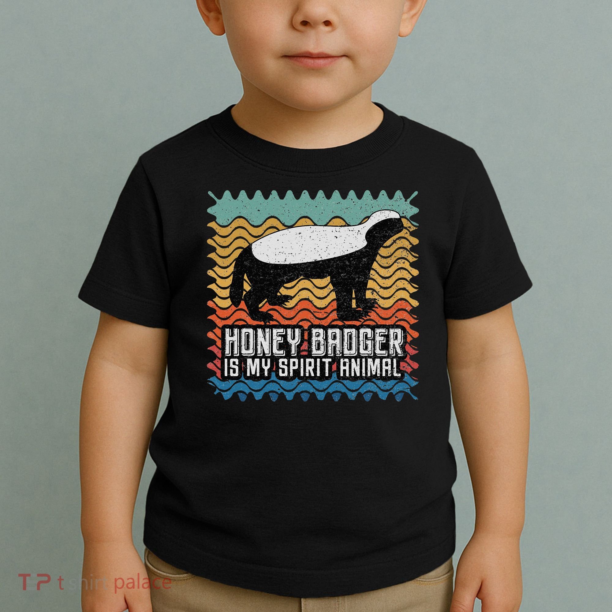 Honey Badger is my Spirit Animal Toddler T-Shirt