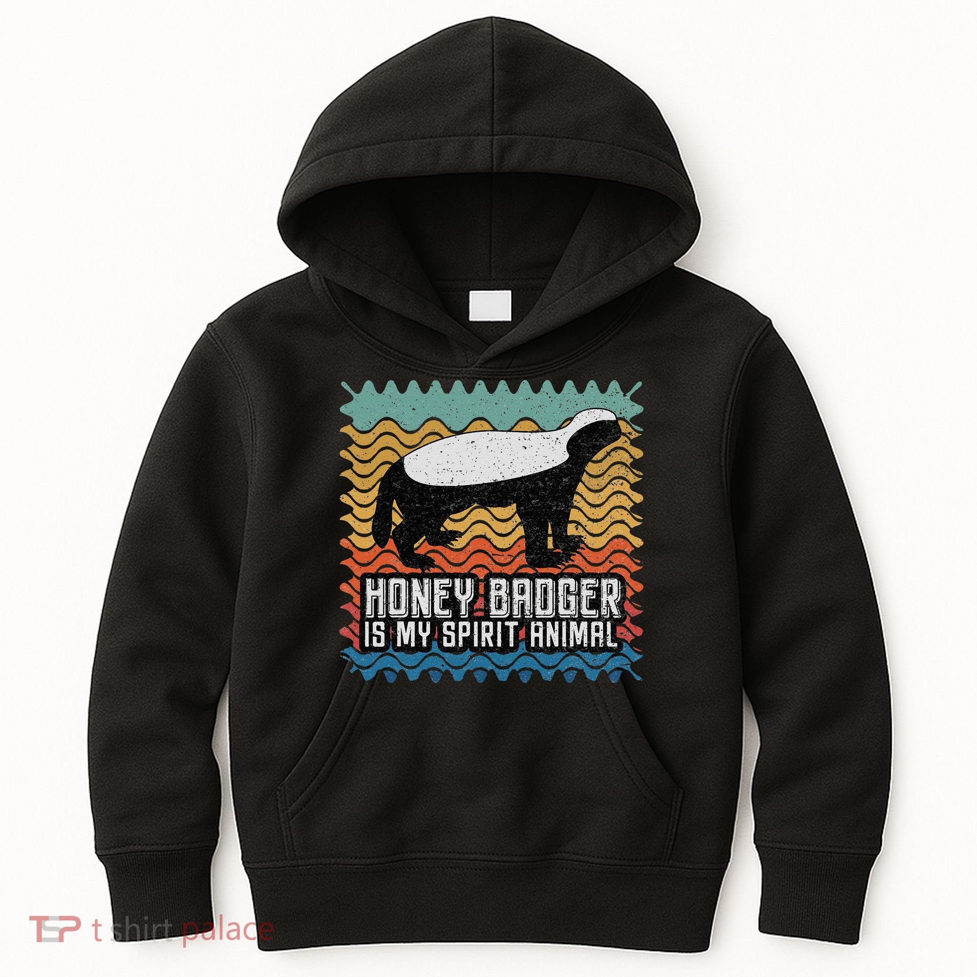 Honey Badger is my Spirit Animal Kids Hoodie