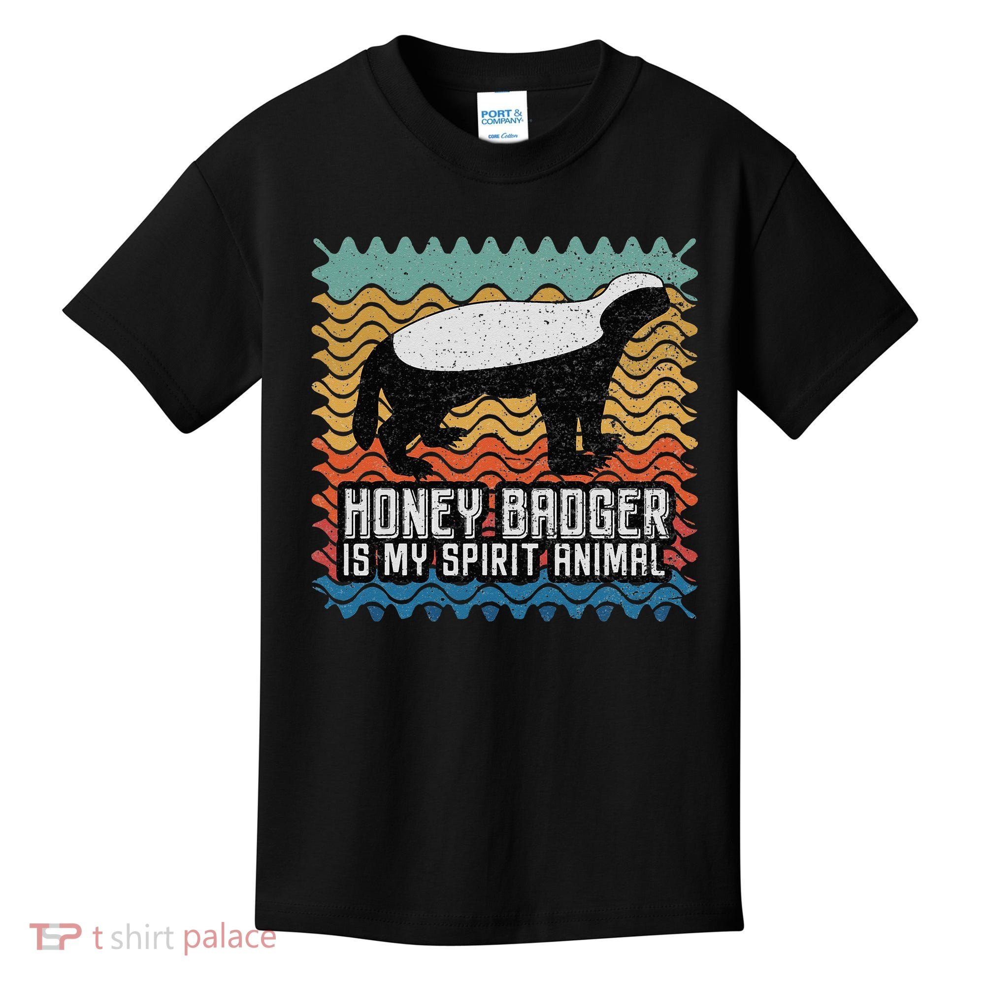 Honey Badger is my Spirit Animal Kids T-Shirt