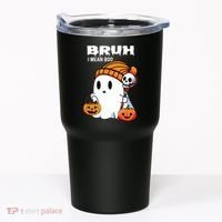 Halloween Bruh I Mean Boo Ghost Funny Tumbler thumb 0