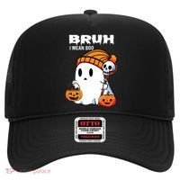 Halloween Bruh I Mean Boo Ghost Funny Hat thumb 0