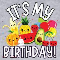 Hey Bear Its My Birthday Birthday Boy Girl Women's Racerback Cropped Tank thumb 2