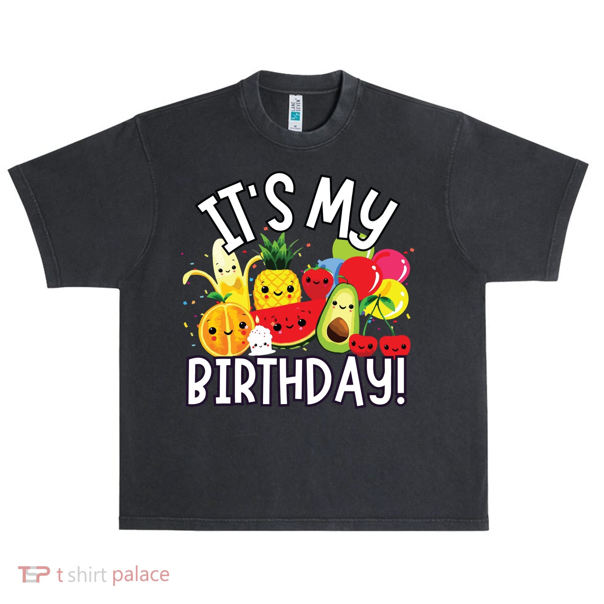 Hey Bear Its My Birthday Birthday Boy Girl Urban Oversized Heavyweight T-Shirt