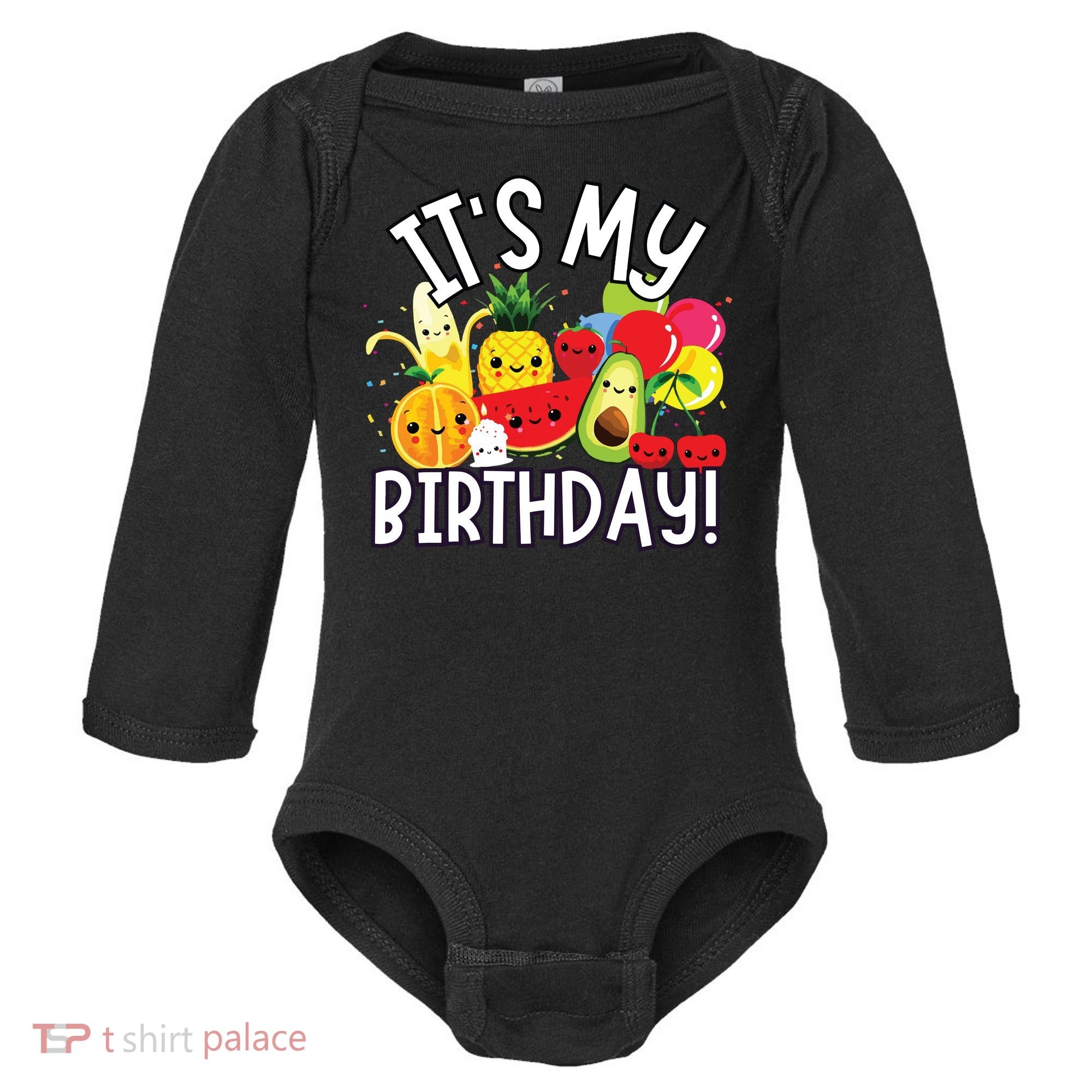 Hey Bear Its My Birthday Birthday Boy Girl Baby Long Sleeve Bodysuit