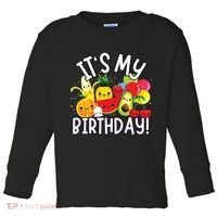 Hey Bear Its My Birthday Birthday Boy Girl Toddler Long Sleeve Shirt thumb 0