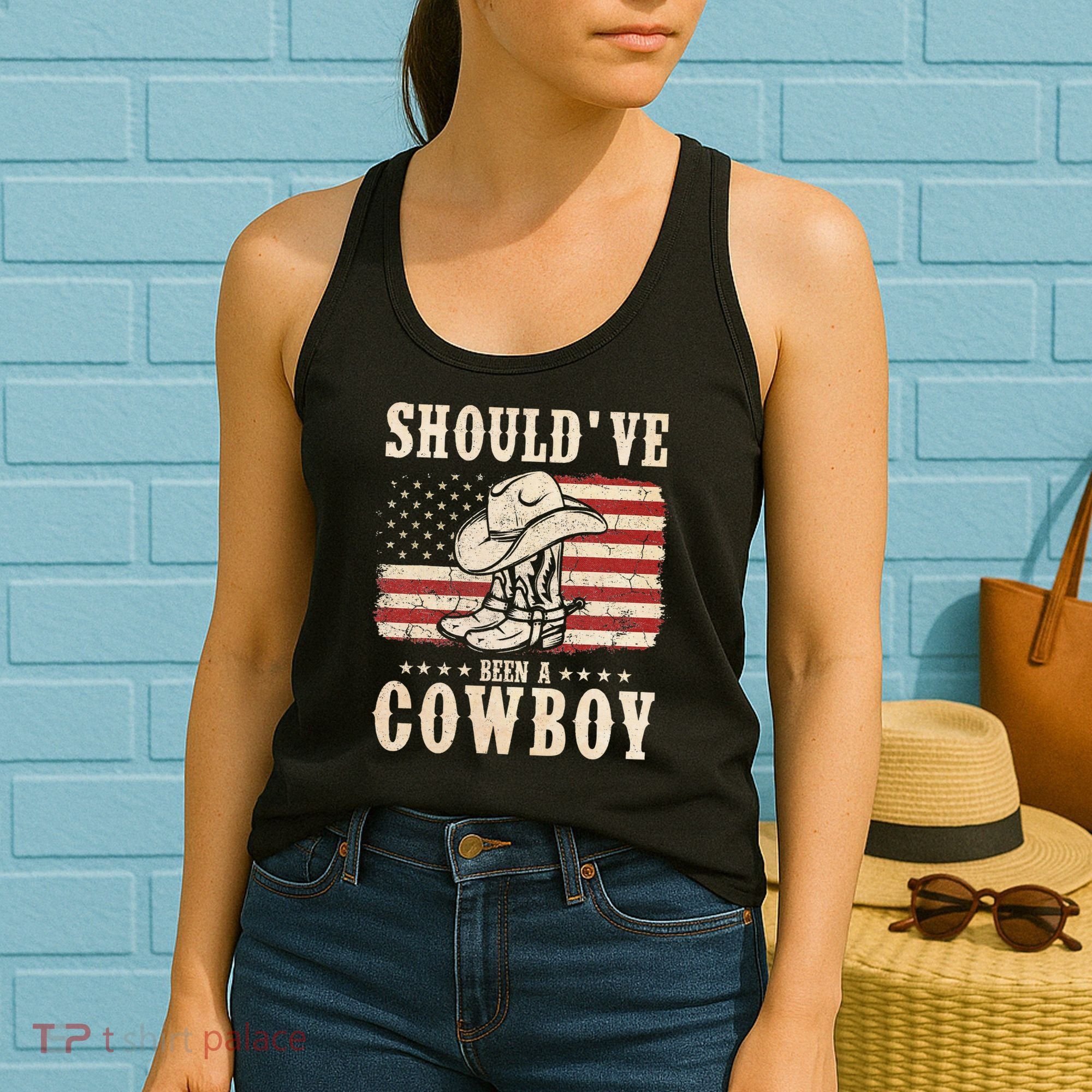 Hat Boots I Should Have Been A Cowboy Women's Tank Top
