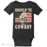 Hat Boots I Should Have Been A Cowboy Baby Bodysuit thumb 0