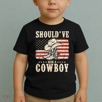 Hat Boots I Should Have Been A Cowboy Toddler T-Shirt thumb 2