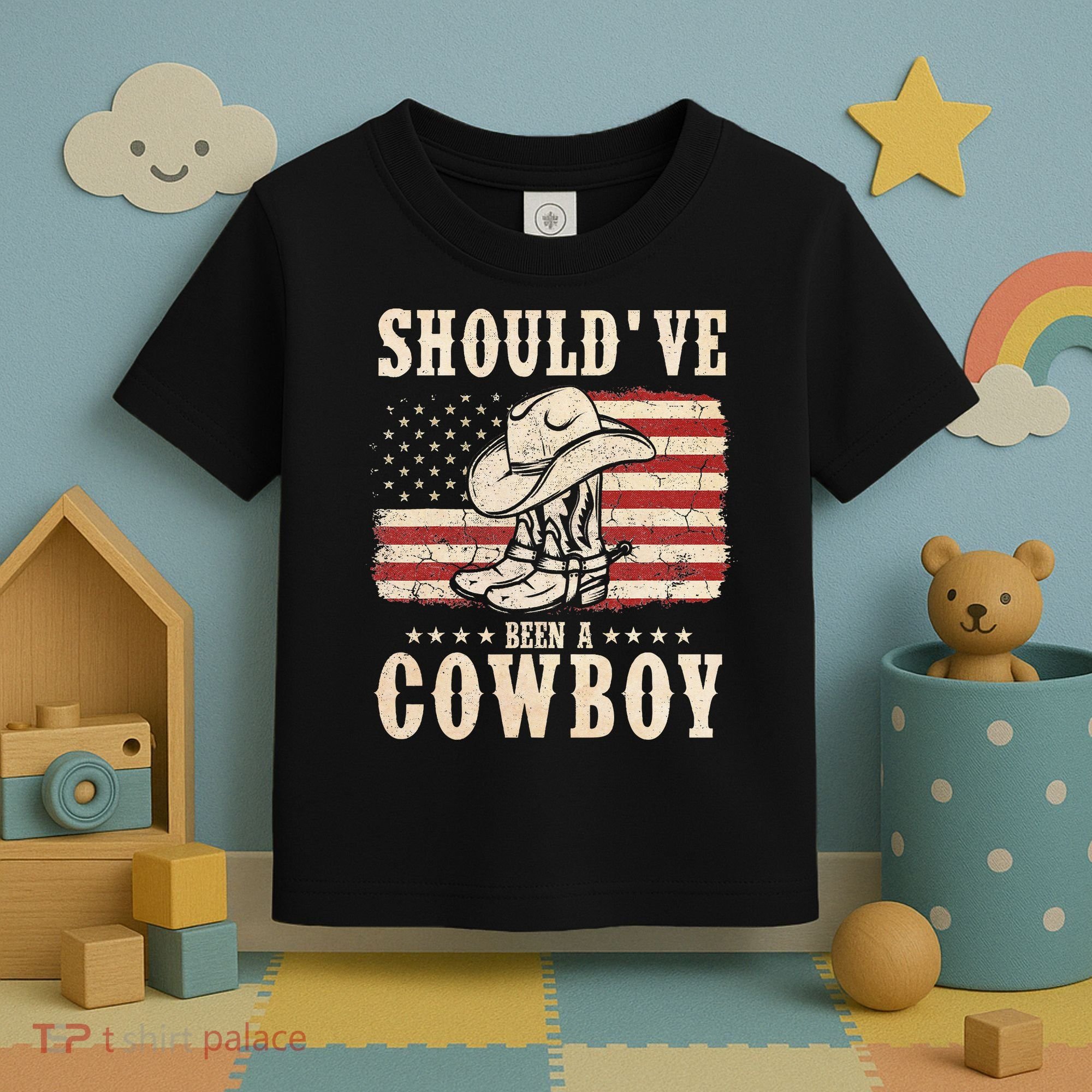 Hat Boots I Should Have Been A Cowboy Toddler T-Shirt
