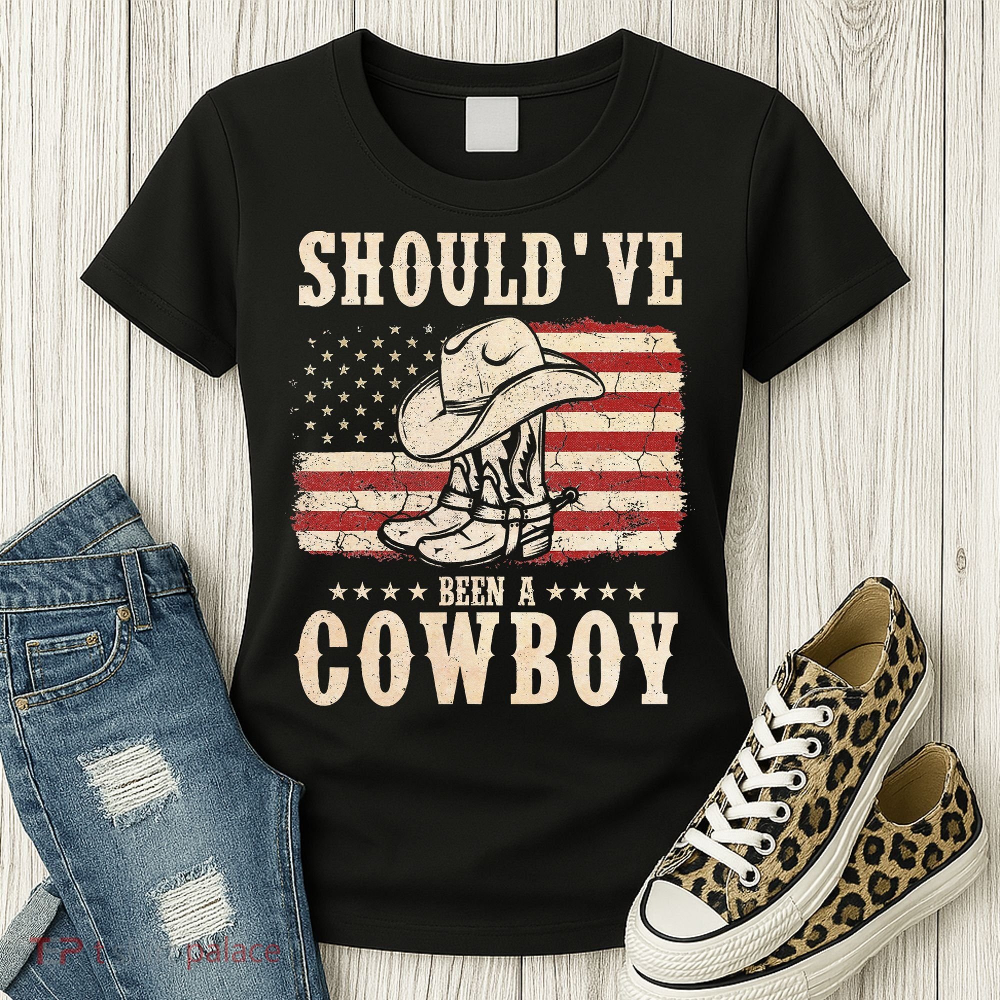 Hat Boots I Should Have Been A Cowboy Women's T-Shirt