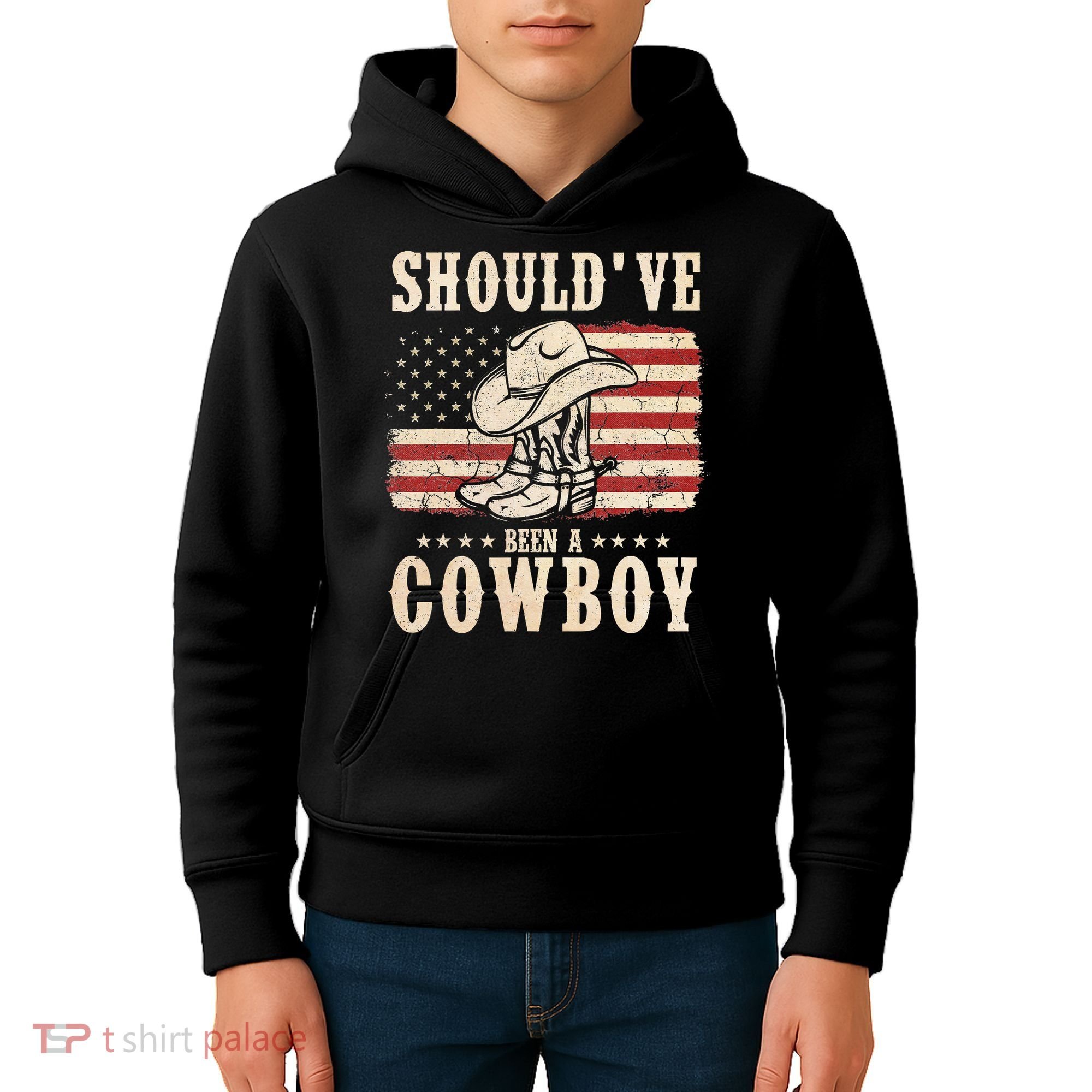 Hat Boots I Should Have Been A Cowboy Kids Hoodie