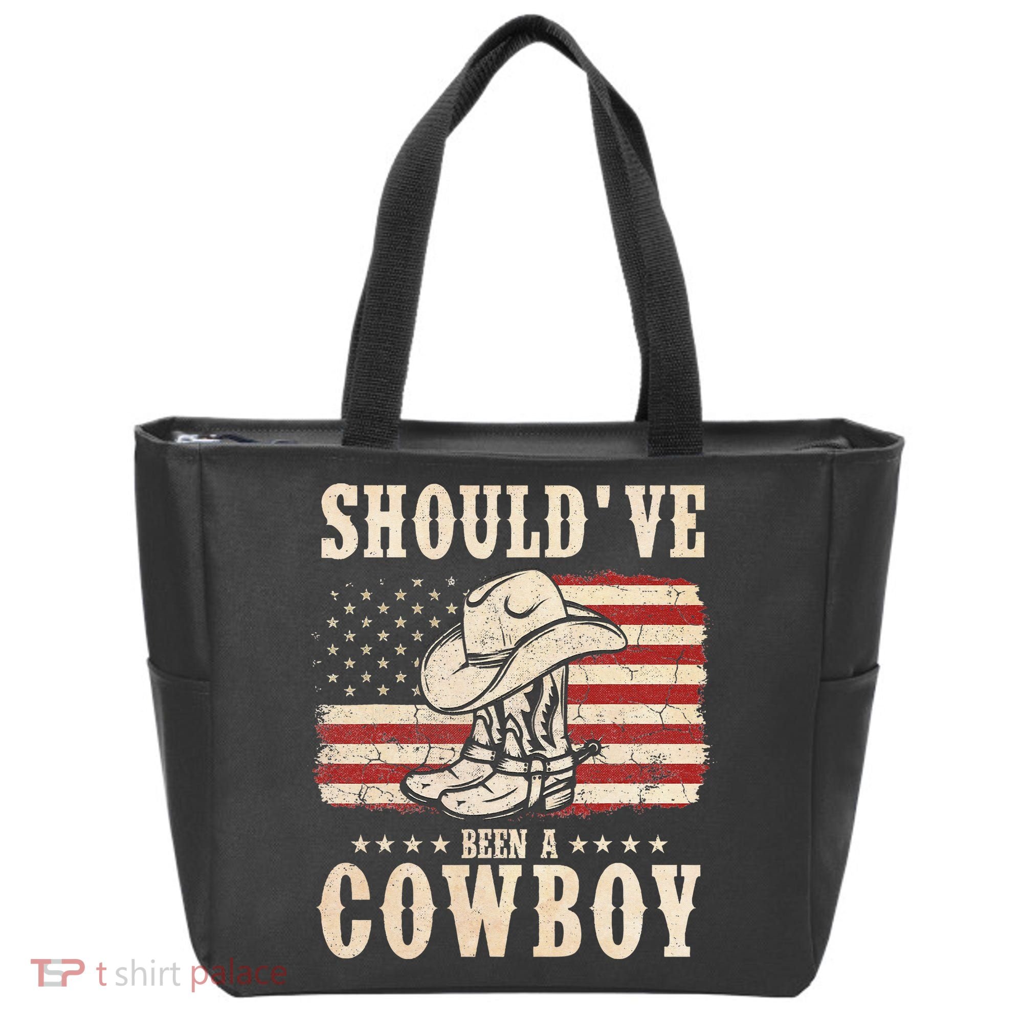 Hat Boots I Should Have Been A Cowboy Tote Bag