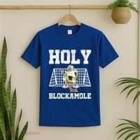 Holy Blockamole Ice Hockey Goalie Hockey Goalkeeper T-Shirt thumb 2