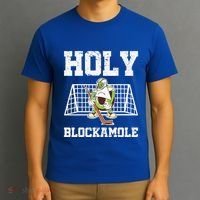 Holy Blockamole Ice Hockey Goalie Hockey Goalkeeper T-Shirt thumb 3