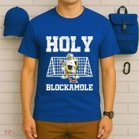 Holy Blockamole Ice Hockey Goalie Hockey Goalkeeper T-Shirt thumb 6