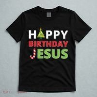 Happy Birthday Jesus Funny Christian Christmas T-Shirt thumb 5
