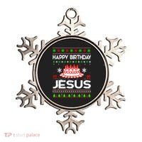 Happy Birthday Jesus Ugly Christmas Ornament thumb 0