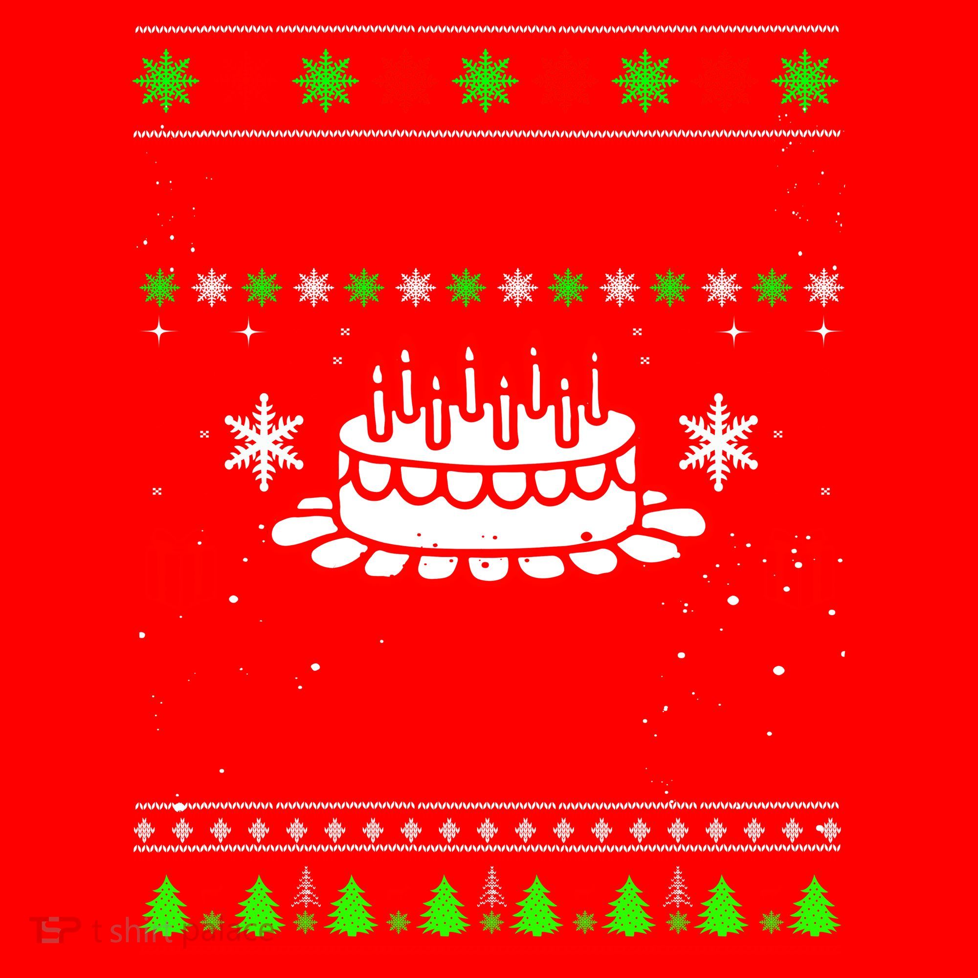 Happy Birthday Jesus Ugly Christmas Santa Hat