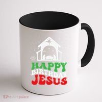 Happy Birthday Jesus Coffee Mug thumb 1