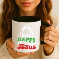 Happy Birthday Jesus Coffee Mug thumb 3