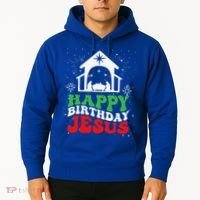 Happy Birthday Jesus Hoodie thumb 2