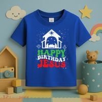 Happy Birthday Jesus Toddler T-Shirt thumb 3