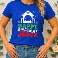 Happy Birthday Jesus Women's T-Shirt thumb 2