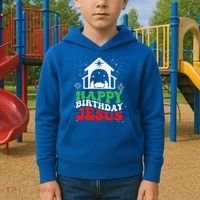 Happy Birthday Jesus Kids Hoodie thumb 2