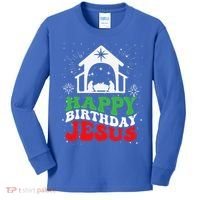 Happy Birthday Jesus Kids Long Sleeve Shirt thumb 0