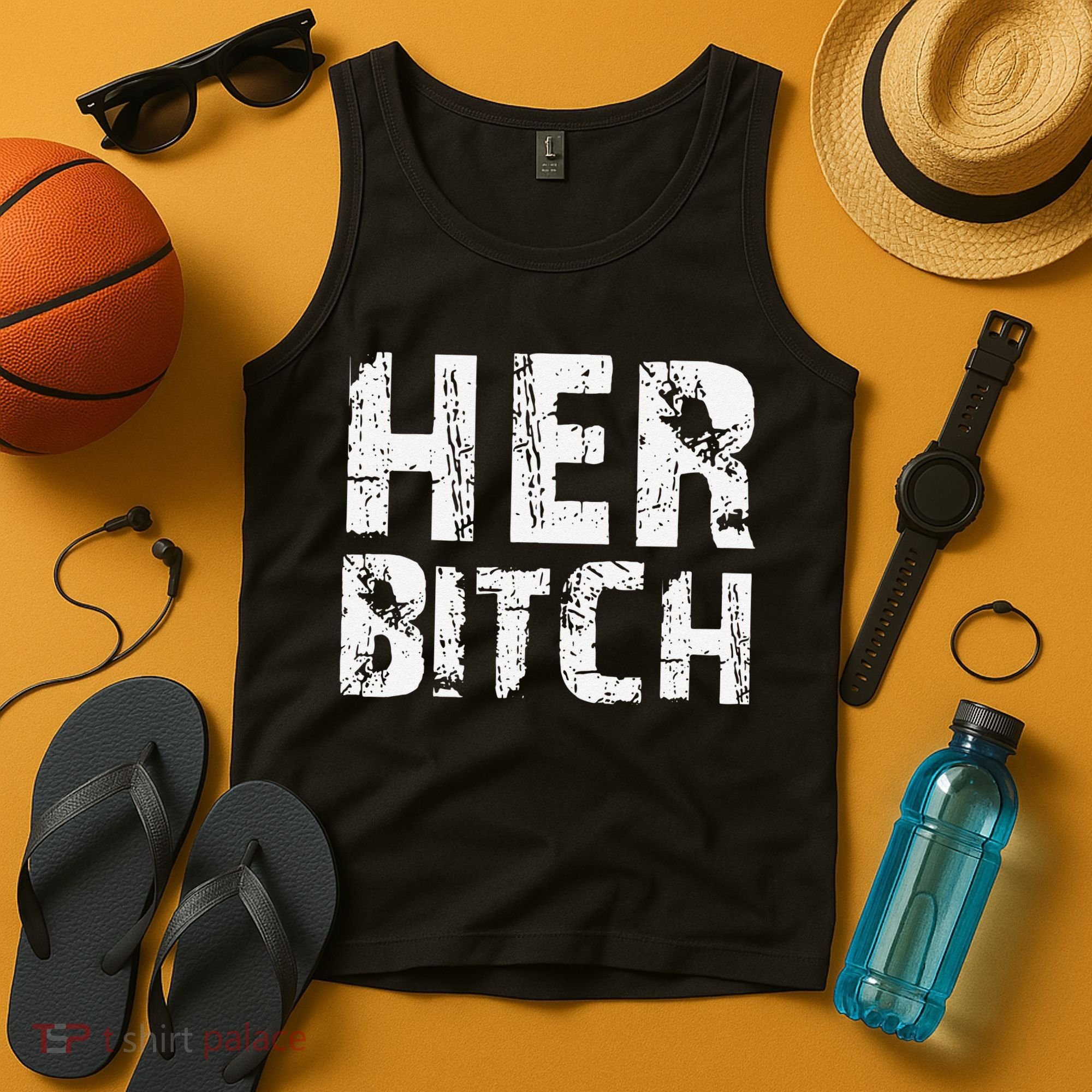 HER BITCH Kinky Couples Outfit FemDom Master Slave Tank Top