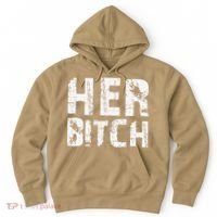 HER BITCH Kinky Couples Outfit FemDom Master Slave Hoodie thumb 0