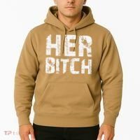 HER BITCH Kinky Couples Outfit FemDom Master Slave Hoodie thumb 2