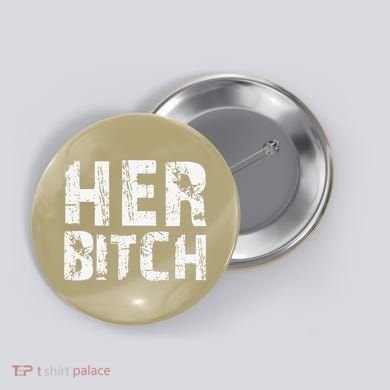 HER BITCH Kinky Couples Outfit FemDom Master Slave Button