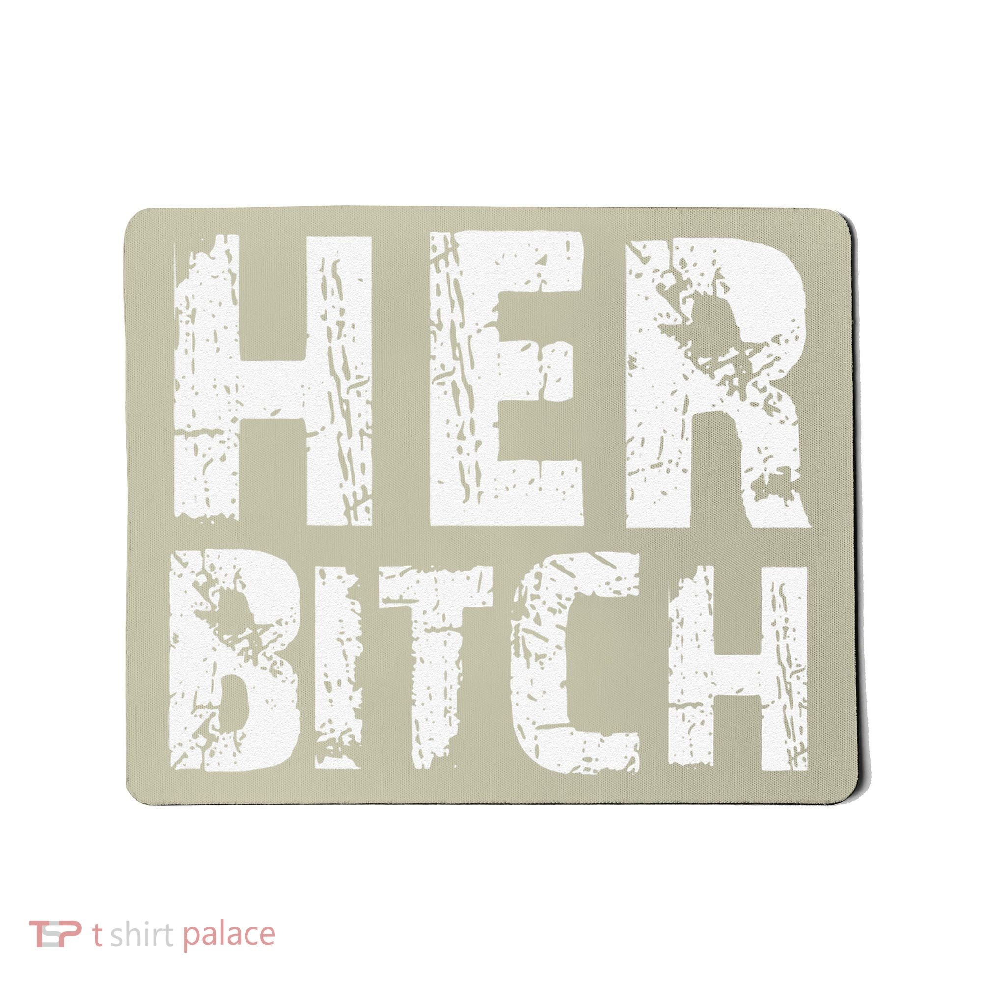 HER BITCH Kinky Couples Outfit FemDom Master Slave Mousepad