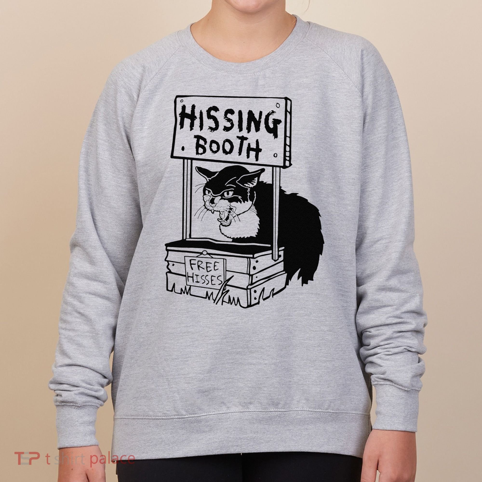 Hissing Booth Kitten Kitty Cat Furmom Furdad Women's Sweatshirt