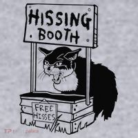 Hissing Booth Kitten Kitty Cat Furmom Furdad Women's Sweatshirt thumb 2