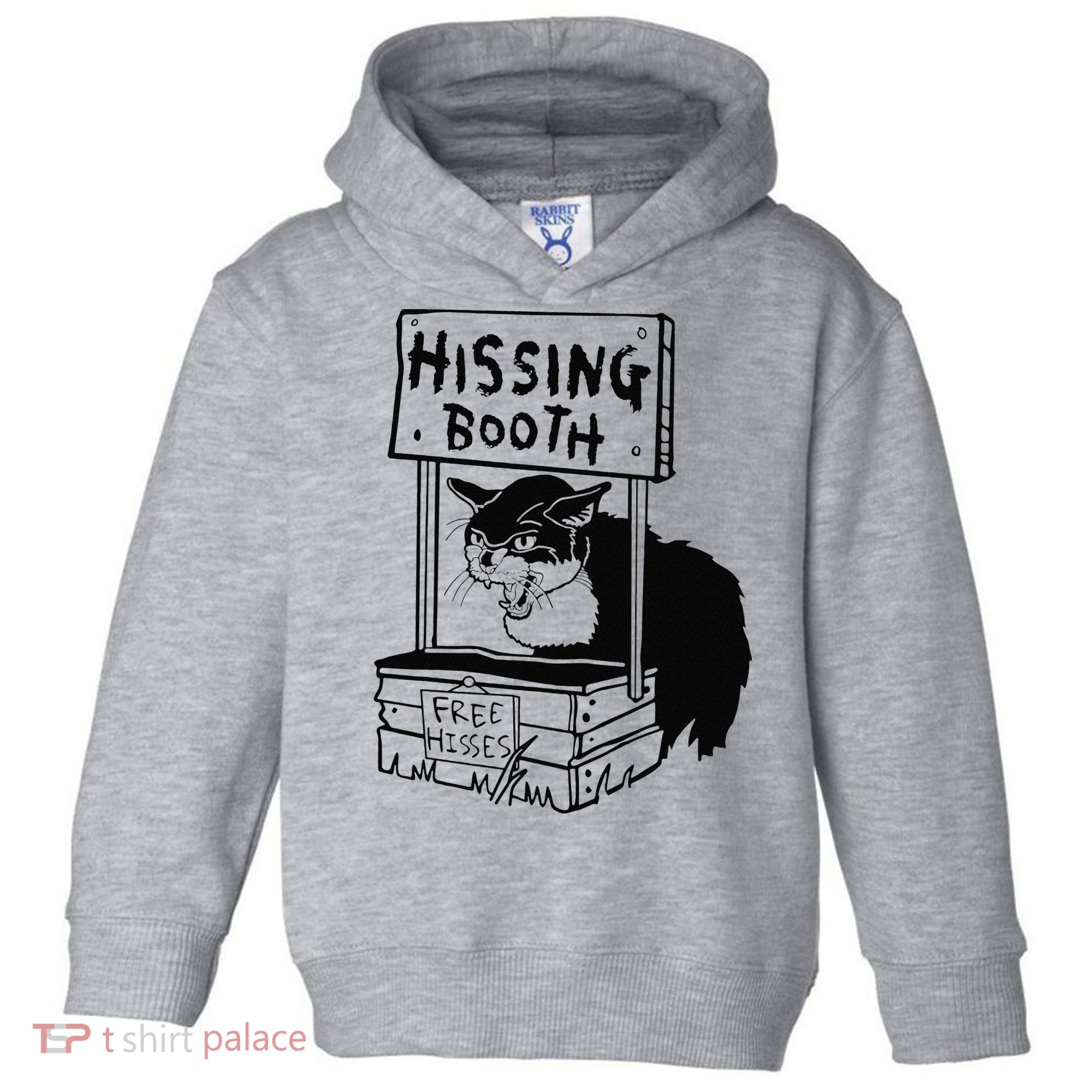 Hissing Booth Kitten Kitty Cat Furmom Furdad Toddler Hoodie
