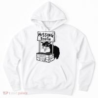 Hissing Booth Kitten Kitty Cat Furmom Furdad Hoodie thumb 0