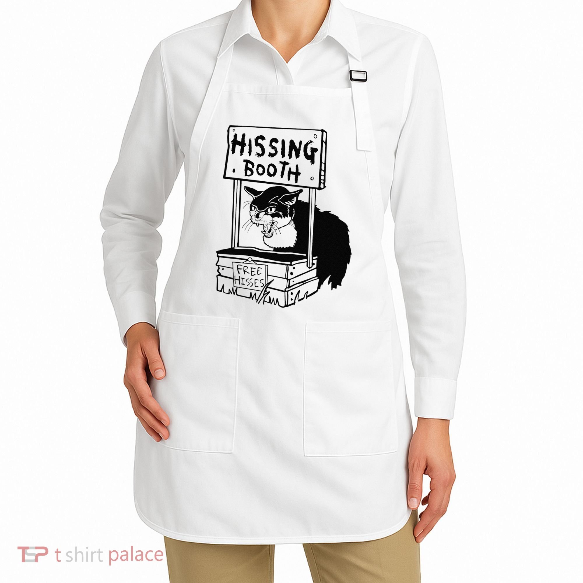 Hissing Booth Kitten Kitty Cat Furmom Furdad Apron