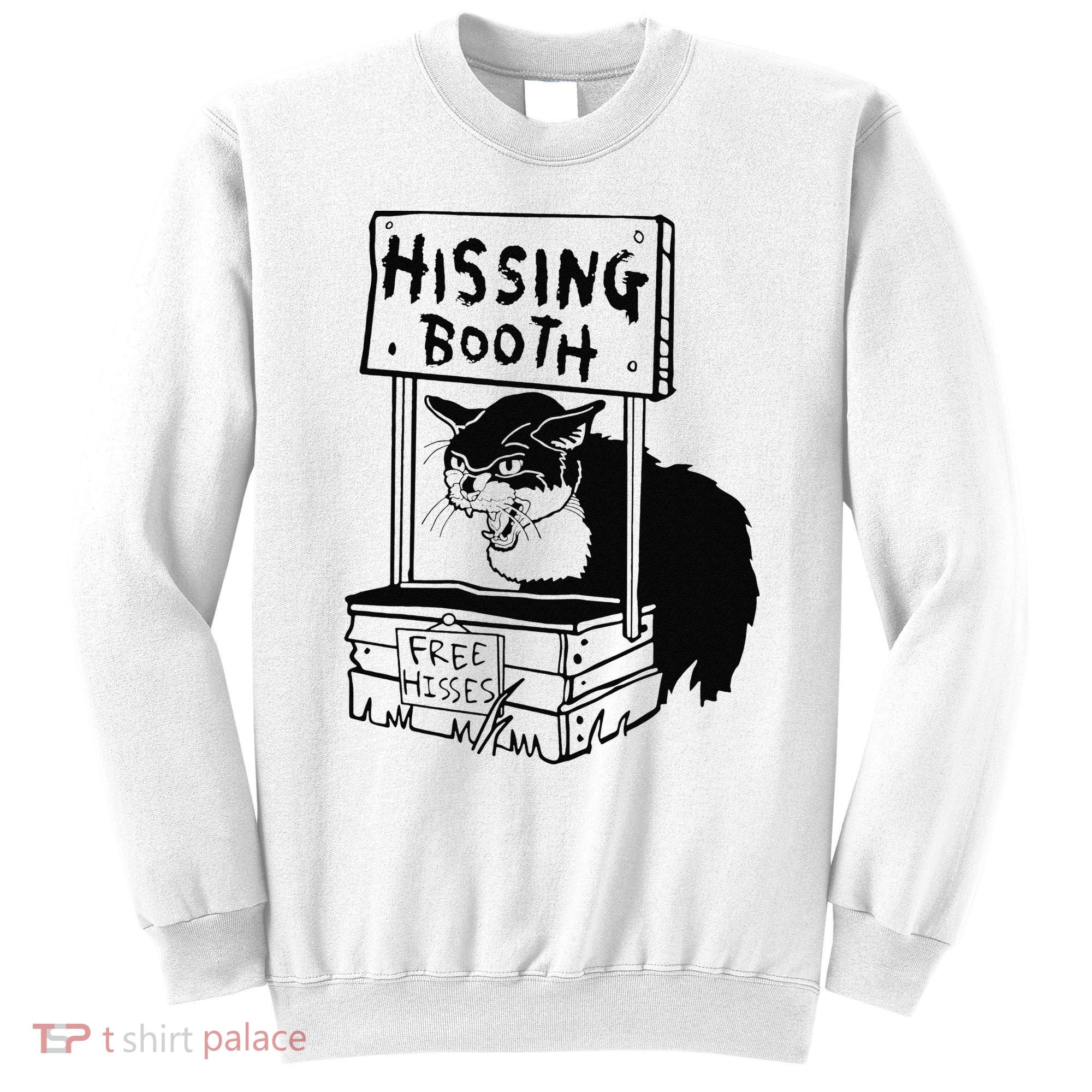 Hissing Booth Kitten Kitty Cat Furmom Furdad Sweatshirt