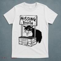 Hissing Booth Kitten Kitty Cat Furmom Furdad T-Shirt thumb 5