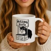 Hissing Booth Kitten Kitty Cat Furmom Furdad Coffee Mug thumb 3