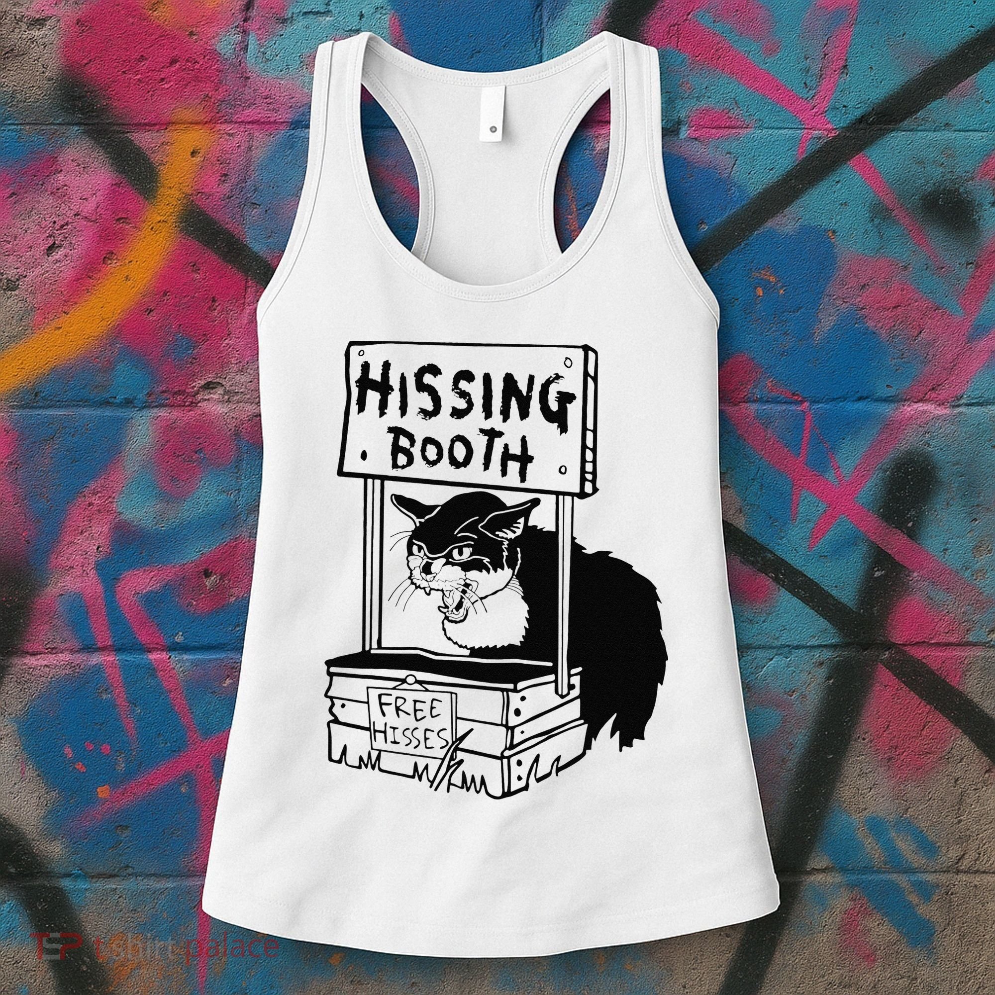 Hissing Booth Kitten Kitty Cat Furmom Furdad Women's Tank Top