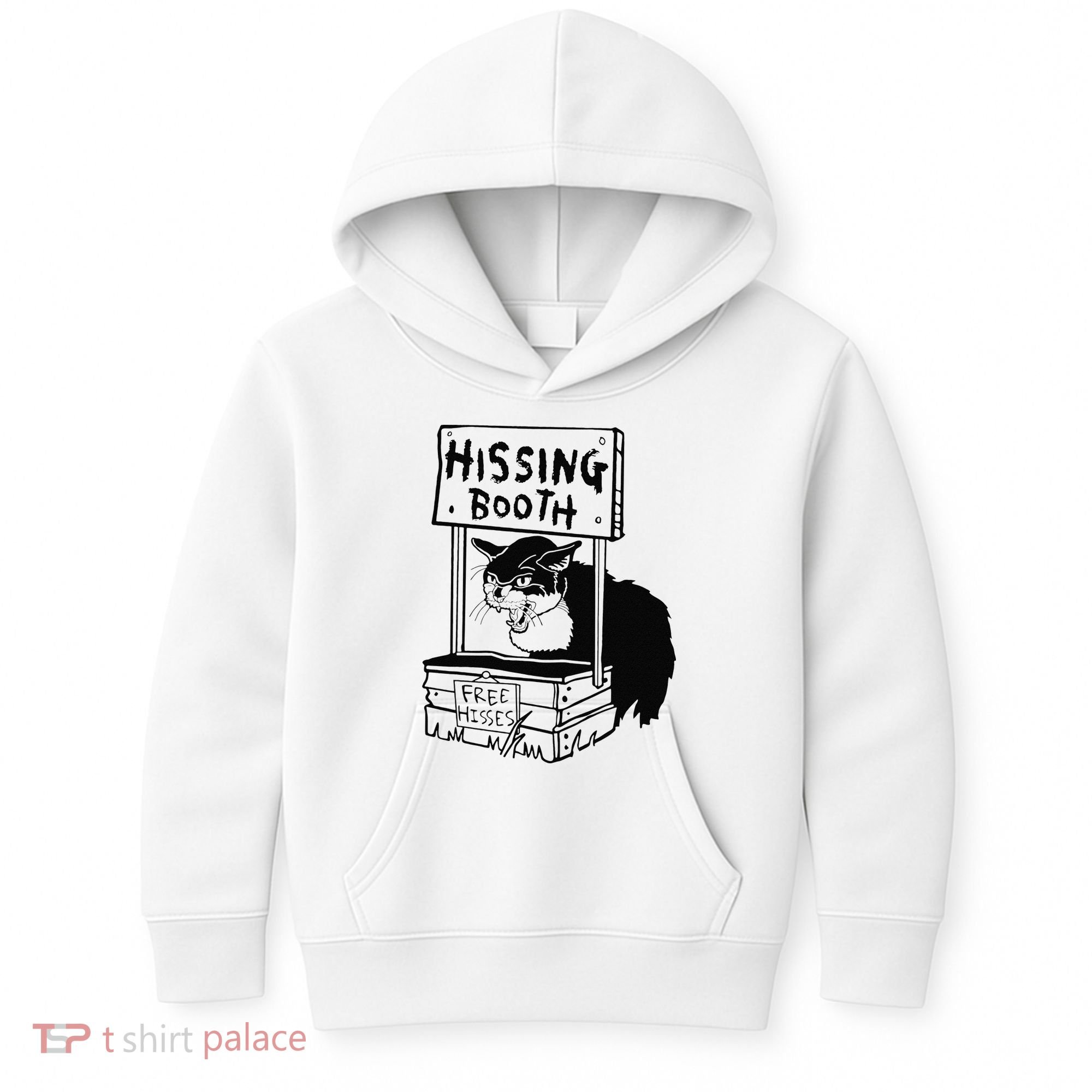 Hissing Booth Kitten Kitty Cat Furmom Furdad Kids Hoodie