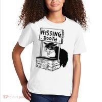 Hissing Booth Kitten Kitty Cat Furmom Furdad Kids T-Shirt thumb 2