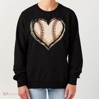 Heart Baseball Love Women's Sweatshirt thumb 0