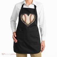 Heart Baseball Love Apron thumb 2