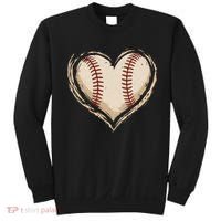 Heart Baseball Love Sweatshirt thumb 0