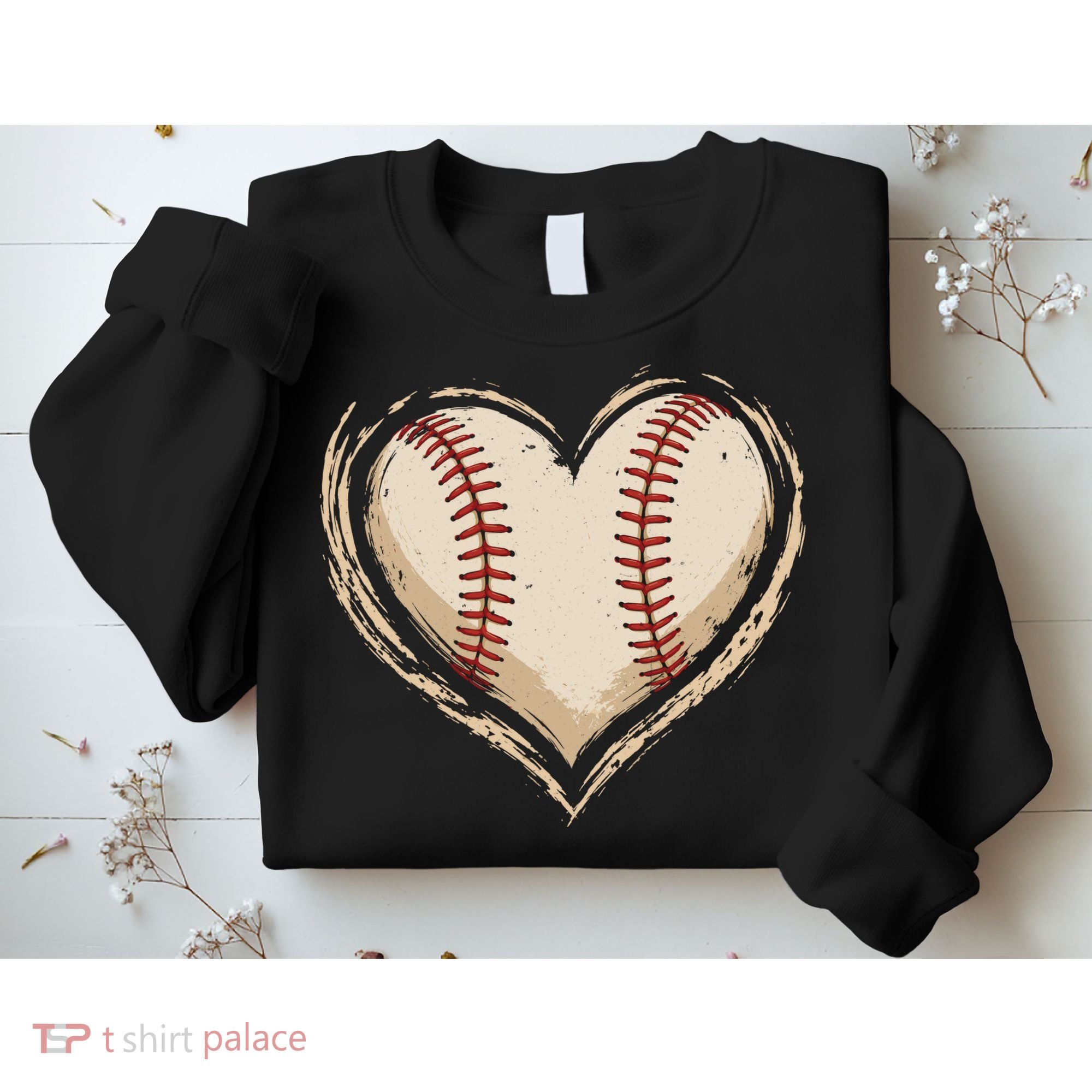 Heart Baseball Love Sweatshirt